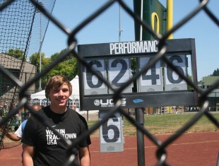 Nolan Van Amen wins shot put national championshlp